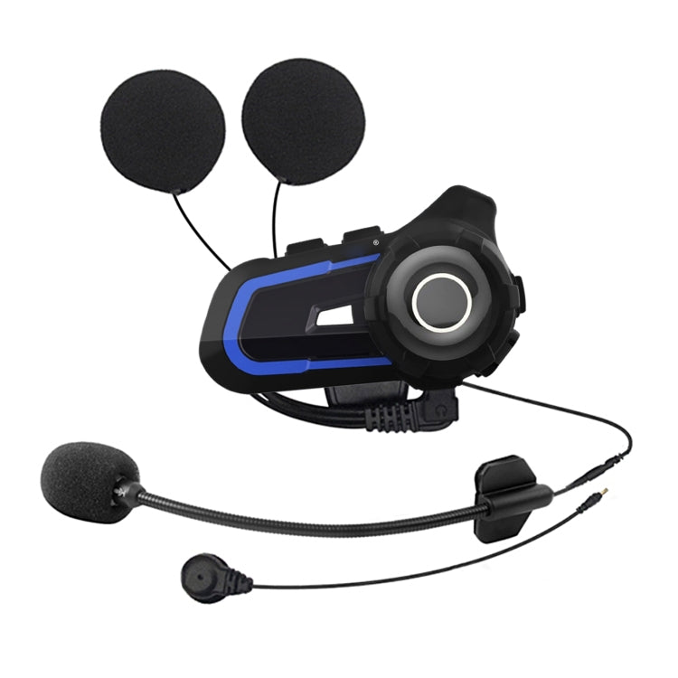 Casque intercom Bluetooth 5.1 S2 pour moto, casque intégral, écouteur intercom duplex intégral Bluetooth