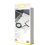Câble coaxial Baseus CATPN-01 100W 5A PD3.1 Gen2 USB-C / Type-C vers USB-C / Type-C HD pour affichage simultané, Longueur du câble : 1,5 m