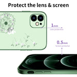 Ultra-thin Electroplating Dandelion Pattern Protective Case, For iPhone 11, For iPhone 11 Pro, For iPhone 11 Pro Max, For iPhone 12 Pro Max, For iPhone 12 Pro, For iPhone 12, For iPhone 12 Mini