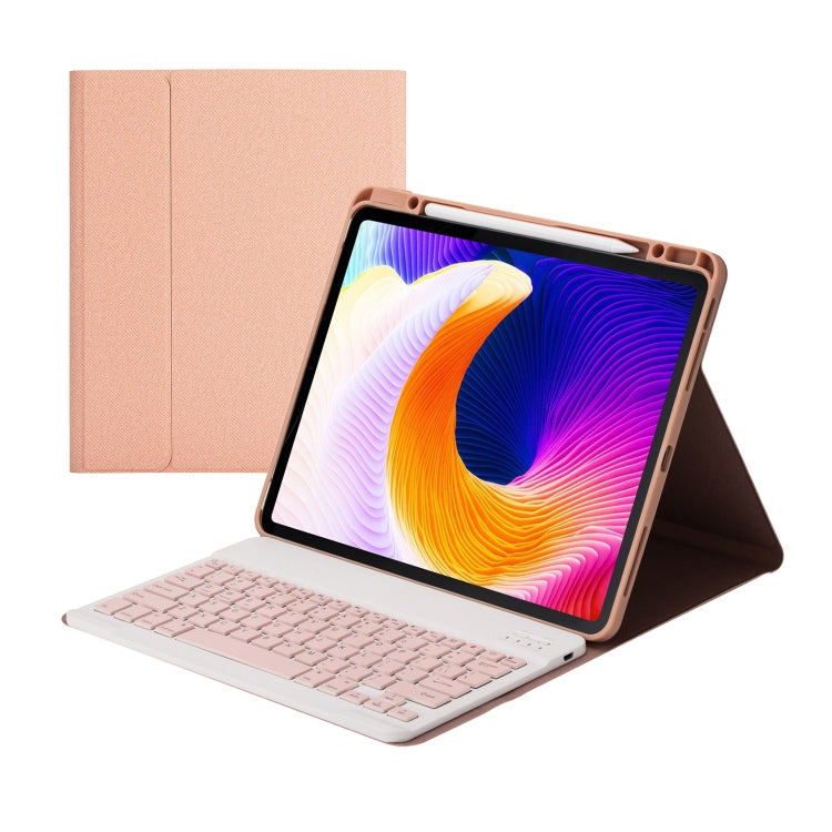 Étui de protection pour clavier Bluetooth en plastique détachable HK132 avec support et fente pour stylet pour iPad Pro 12,9 pouces 2021 / 2020 / 2018