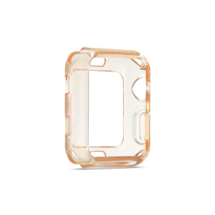 Coque de protection en TPU à paillettes, pour Apple Watch Series 6 / 5 / 4 / Watch SE 44mm, pour Apple Watch Series 3 & 2 & 1 42mm, pour Apple Watch Series 6 / 5 / 4 / Watch SE 40mm, pour Apple Watch Series 3 & 2 & 1 38mm