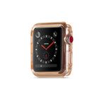 Coque de protection en TPU à paillettes, pour Apple Watch Series 6 / 5 / 4 / Watch SE 44mm, pour Apple Watch Series 3 & 2 & 1 42mm, pour Apple Watch Series 6 / 5 / 4 / Watch SE 40mm, pour Apple Watch Series 3 & 2 & 1 38mm