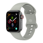 Grand bracelet de montre en silicone pour Apple Watch Series, 7 41mm / 6 & SE & 5 & 4 40mm / 3 & 2 & 1 38mm, Taille : Grande taille, 7 45mm / 6 & SE & 5 & 4 44mm / 3 & 2 & 1 42mm, Taille : Grande taille