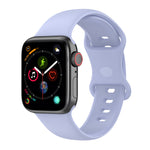 Grand bracelet de montre en silicone pour Apple Watch Series, 7 41mm / 6 & SE & 5 & 4 40mm / 3 & 2 & 1 38mm, Taille : Grande taille, 7 45mm / 6 & SE & 5 & 4 44mm / 3 & 2 & 1 42mm, Taille : Grande taille