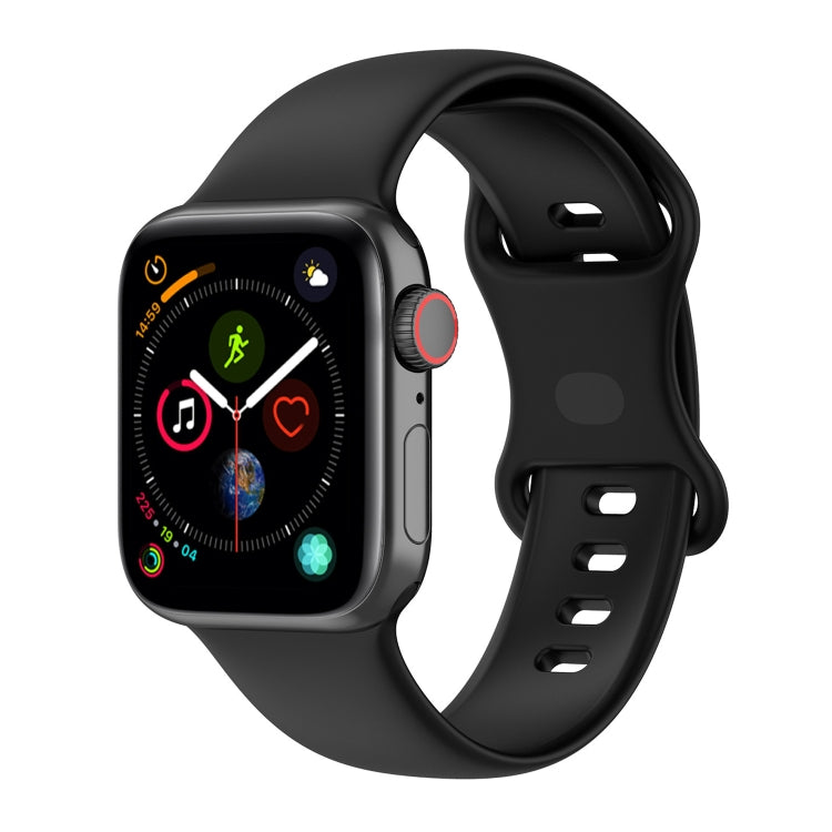 Grand bracelet de montre en silicone pour Apple Watch Series, 7 41mm / 6 & SE & 5 & 4 40mm / 3 & 2 & 1 38mm, Taille : Grande taille, 7 45mm / 6 & SE & 5 & 4 44mm / 3 & 2 & 1 42mm, Taille : Grande taille