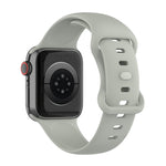 Grand bracelet de montre en silicone pour Apple Watch Series, 7 41mm / 6 & SE & 5 & 4 40mm / 3 & 2 & 1 38mm, Taille : Grande taille, 7 45mm / 6 & SE & 5 & 4 44mm / 3 & 2 & 1 42mm, Taille : Grande taille