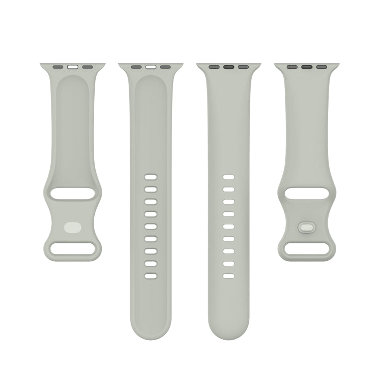 Grand bracelet de montre en silicone pour Apple Watch Series, 7 41mm / 6 & SE & 5 & 4 40mm / 3 & 2 & 1 38mm, Taille : Grande taille, 7 45mm / 6 & SE & 5 & 4 44mm / 3 & 2 & 1 42mm, Taille : Grande taille