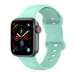 Grand bracelet de montre en silicone pour Apple Watch Series, 7 41mm / 6 & SE & 5 & 4 40mm / 3 & 2 & 1 38mm, Taille : Grande taille, 7 45mm / 6 & SE & 5 & 4 44mm / 3 & 2 & 1 42mm, Taille : Grande taille