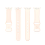 Bracelets de montre en silicone pour Apple Watch Series, 7 41mm / 6 & SE & 5 & 4 40mm / 3 & 2 & 1 38mm, Taille : petit code, 7 45mm / 6 & SE & 5 & 4 44mm / 3 & 2 & 1 42mm, Taille : petit code