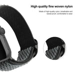 Bracelets de rechange en nylon texturé ondulé pour Apple Watch Series, 7 45mm / 6 & SE & 5 & 4 44mm / 3 & 2 & 1 42mm, 7 41mm / 6 & SE & 5 & 4 40mm / 3 & 2 & 1 38mm