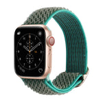 Bracelets de rechange en nylon texturé ondulé pour Apple Watch Series, 7 45mm / 6 & SE & 5 & 4 44mm / 3 & 2 & 1 42mm, 7 41mm / 6 & SE & 5 & 4 40mm / 3 & 2 & 1 38mm
