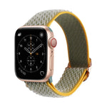 Bracelets de rechange en nylon texturé ondulé pour Apple Watch Series, 7 45mm / 6 & SE & 5 & 4 44mm / 3 & 2 & 1 42mm, 7 41mm / 6 & SE & 5 & 4 40mm / 3 & 2 & 1 38mm