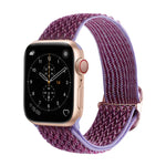 Bracelets de rechange en nylon texturé ondulé pour Apple Watch Series, 7 45mm / 6 & SE & 5 & 4 44mm / 3 & 2 & 1 42mm, 7 41mm / 6 & SE & 5 & 4 40mm / 3 & 2 & 1 38mm