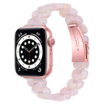Bracelet de montre de remplacement en résine ovale, pour Apple Watch Series 7 41mm / & 6 & SE & 5 & 4 40mm, pour Apple Watch Series 7 45mm / & 6 & SE & 5 & 4 44mm