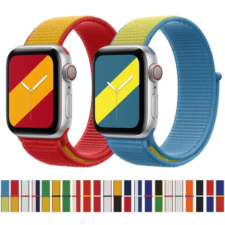 Bracelets de rechange International Series Loopback pour Apple Watch Series, 7 45mm / 6 & SE & 5 & 4 44mm / 3 & 2 & 1 42mm, 7 41mm / 6 & SE & 5 & 4 40mm / 3 & 2 & 1 38mm
