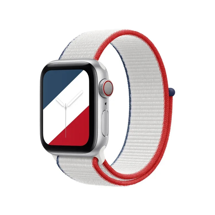Bracelets de rechange International Series Loopback pour Apple Watch Series, 7 45mm / 6 & SE & 5 & 4 44mm / 3 & 2 & 1 42mm, 7 41mm / 6 & SE & 5 & 4 40mm / 3 & 2 & 1 38mm