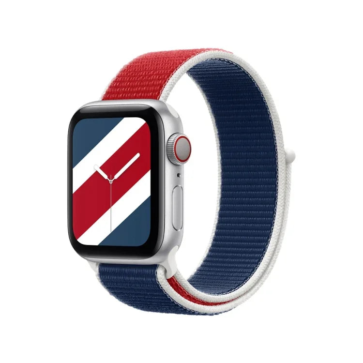 Bracelets de rechange International Series Loopback pour Apple Watch Series, 7 45mm / 6 & SE & 5 & 4 44mm / 3 & 2 & 1 42mm, 7 41mm / 6 & SE & 5 & 4 40mm / 3 & 2 & 1 38mm