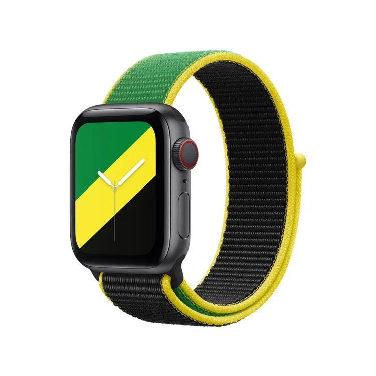 Bracelets de rechange International Series Loopback pour Apple Watch Series, 7 45mm / 6 & SE & 5 & 4 44mm / 3 & 2 & 1 42mm, 7 41mm / 6 & SE & 5 & 4 40mm / 3 & 2 & 1 38mm