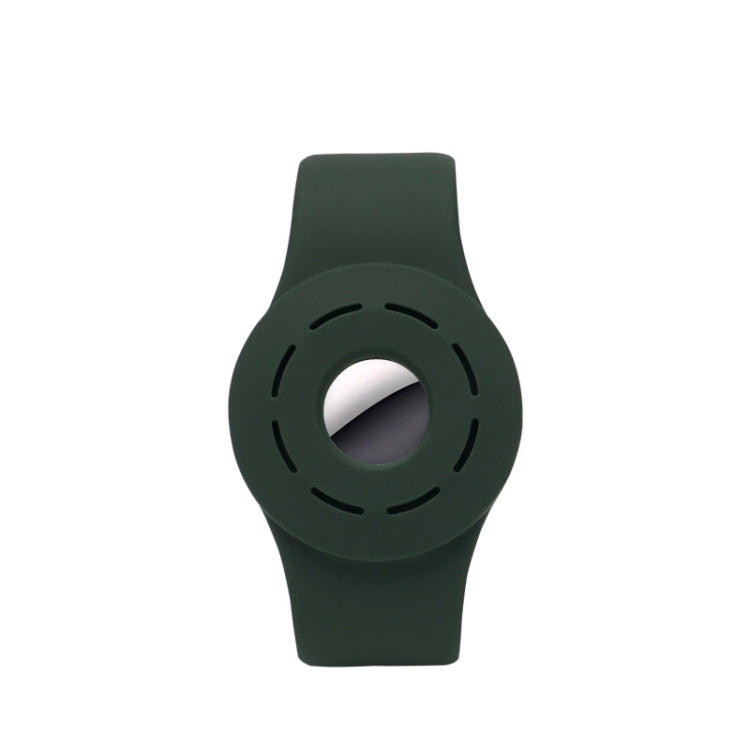 Anti-scratch Shockproof Silicone Bracelet Strap Protective Cover Case, For AirTag