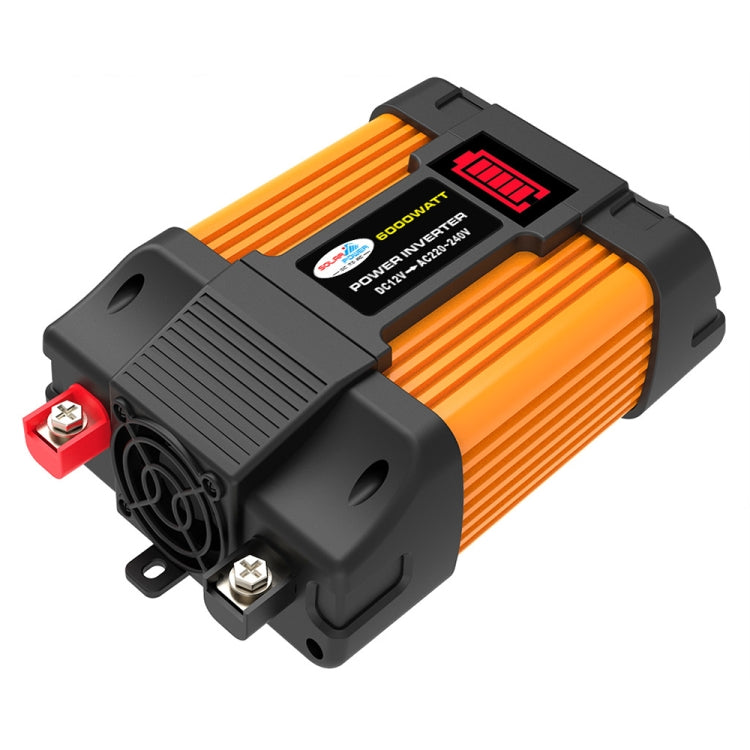 Little Wasp 12V to 220V 6000W Car Power Inverter with LED Display & Dual USB, 12V to 220V 6000W