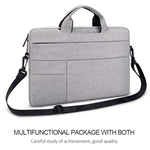 Sac à bandoulière portable en tissu Oxford + nylon ND05SDJ, 13,3 pouces, 14,1-15,4 pouces, 15,6 pouces