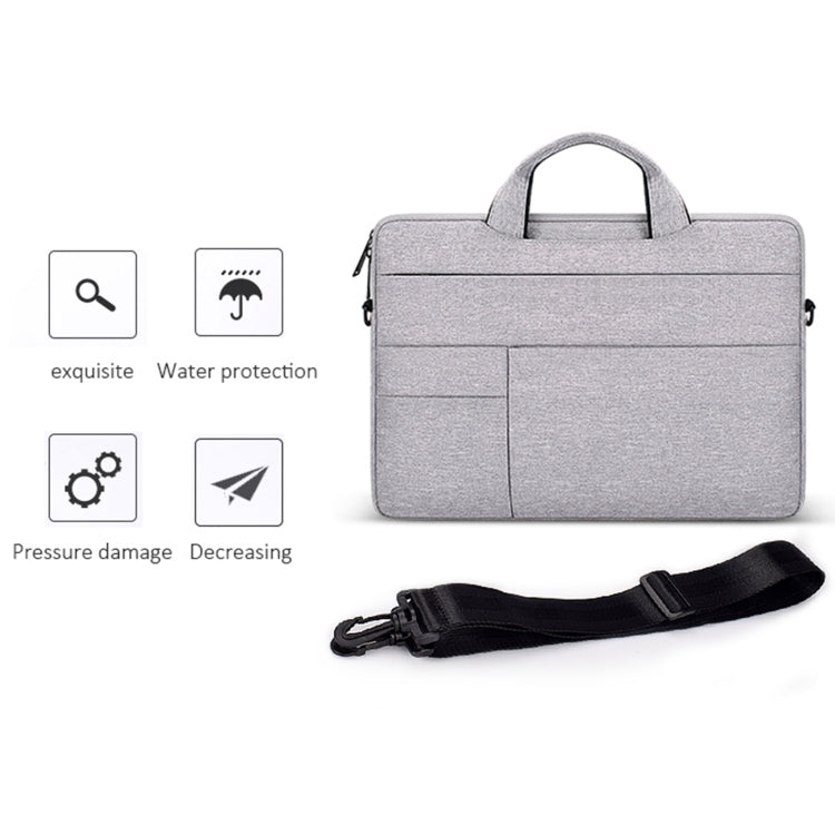 Sac à bandoulière portable en tissu Oxford + nylon ND05SDJ, 13,3 pouces, 14,1-15,4 pouces, 15,6 pouces