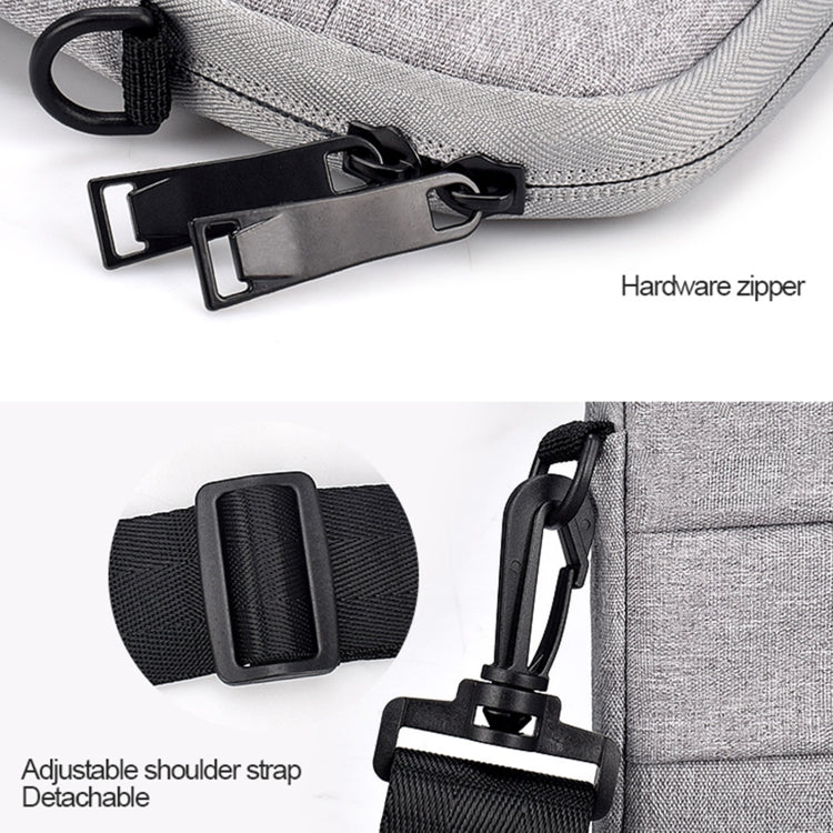 Sac à bandoulière portable en tissu Oxford + nylon ND05SDJ, 13,3 pouces, 14,1-15,4 pouces, 15,6 pouces