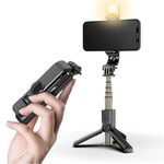 Mini lumière d'appoint L10S avec Bluetooth, perche à selfie trépied support téléphone, L10S