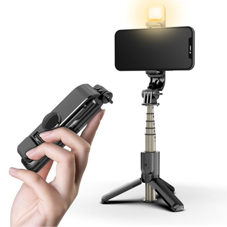 Mini lumière d'appoint L10S avec Bluetooth, perche à selfie trépied support téléphone, L10S