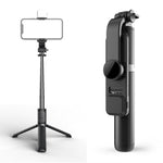 Trépied perche à selfie Bluetooth Q02S avec lumière de remplissage, support téléphone portable, Q02S (noir), Q02S (blanc)