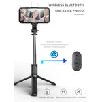 Trépied perche à selfie Bluetooth Q02S avec lumière de remplissage, support téléphone portable, Q02S (noir), Q02S (blanc)