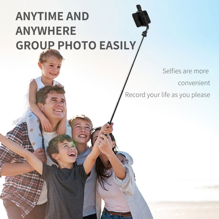 Trépied perche à selfie Bluetooth Q02S avec lumière de remplissage, support téléphone portable, Q02S (noir), Q02S (blanc)