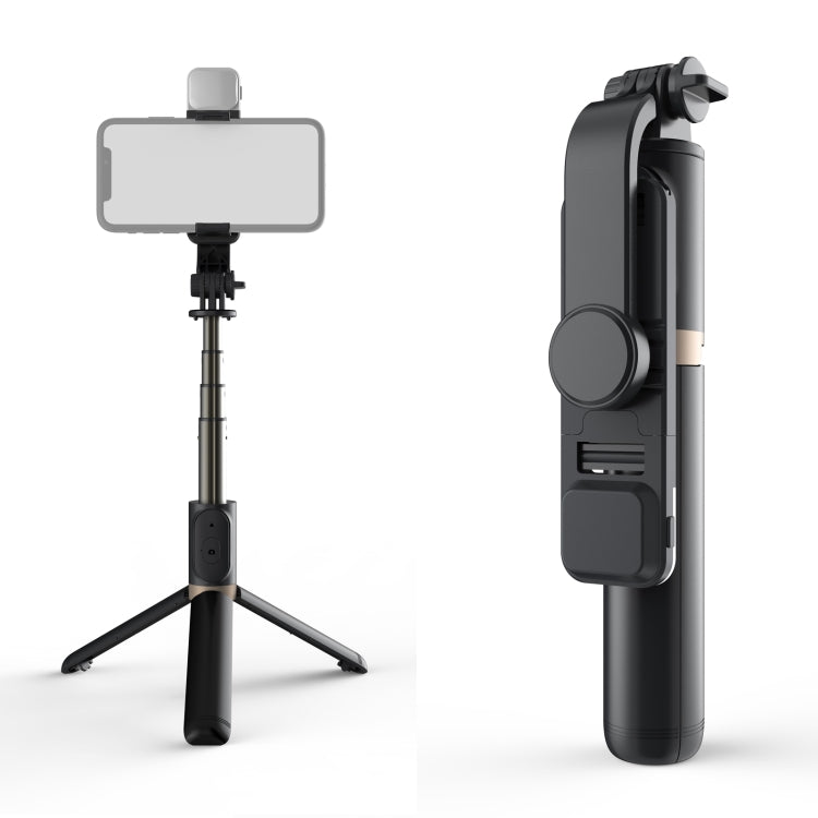 Trépied perche à selfie Bluetooth Q03S avec lumière de remplissage, support téléphone portable, Q03S (noir), Q03S (blanc)