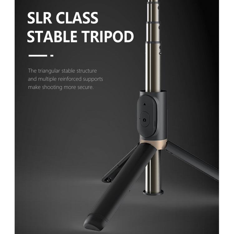 Trépied perche à selfie Bluetooth Q03S avec lumière de remplissage, support téléphone portable, Q03S (noir), Q03S (blanc)