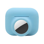 Étui de protection antichoc 2 en 1 en silicone à couverture complète, pour AirPods Pro / AirTag