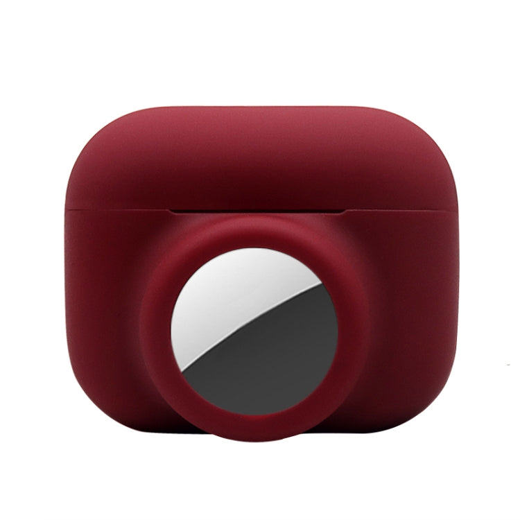 Étui de protection antichoc 2 en 1 en silicone à couverture complète, pour AirPods Pro / AirTag