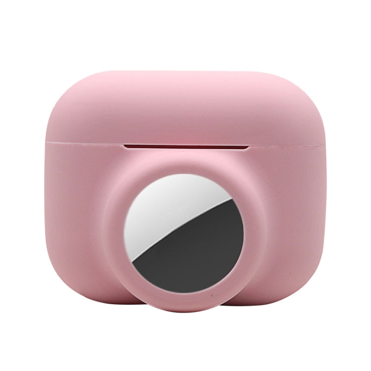 Étui de protection antichoc 2 en 1 en silicone à couverture complète, pour AirPods Pro / AirTag