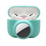 Étui de protection antichoc 2 en 1 en silicone à couverture complète, pour AirPods Pro / AirTag