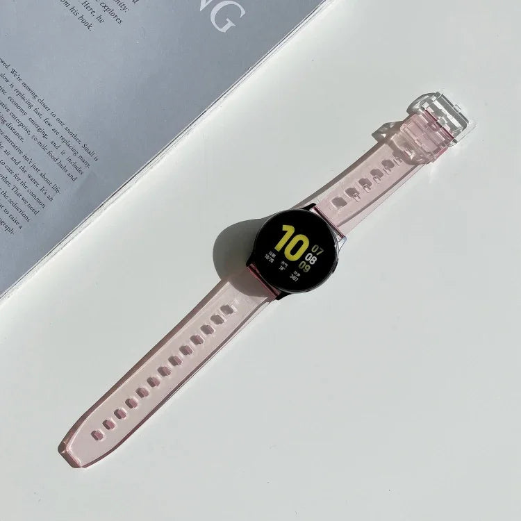 Décoloration du bracelet de rechange en TPU léger pour Samsung Galaxy Watch 3 41 mm, pour Samsung Galaxy Watch 3 45 mm