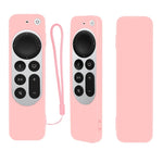 Coque de protection en silicone avec corde pour télécommande Siri Apple TV 4K 4e génération