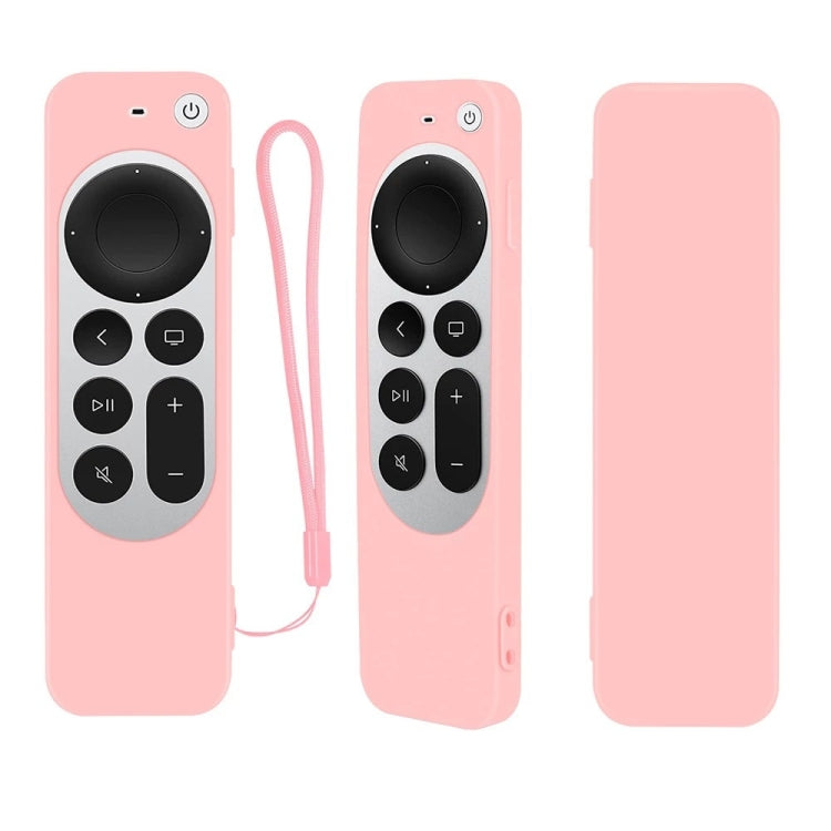 Coque de protection en silicone avec corde pour télécommande Siri Apple TV 4K 4e génération