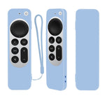 Coque de protection en silicone avec corde pour télécommande Siri Apple TV 4K 4e génération