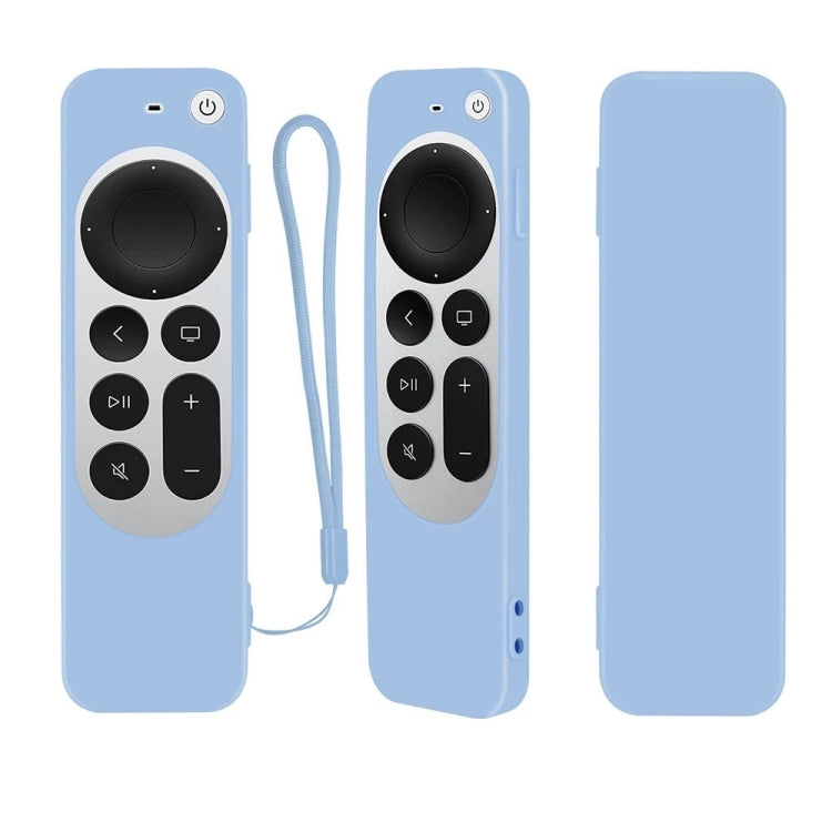 Coque de protection en silicone avec corde pour télécommande Siri Apple TV 4K 4e génération