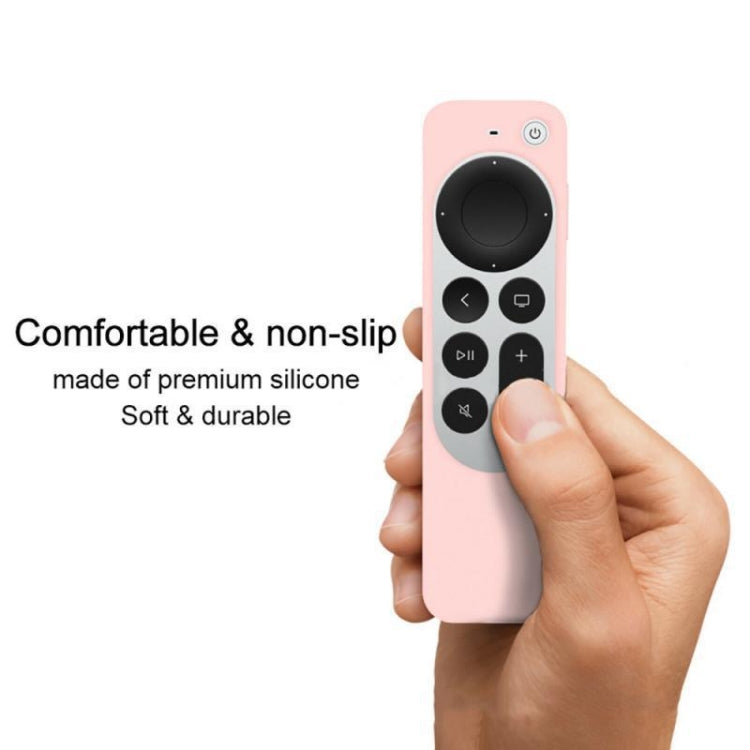 Coque de protection en silicone avec corde pour télécommande Siri Apple TV 4K 4e génération