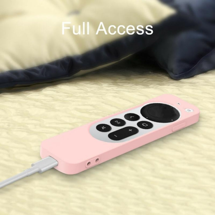 Coque de protection en silicone avec corde pour télécommande Siri Apple TV 4K 4e génération