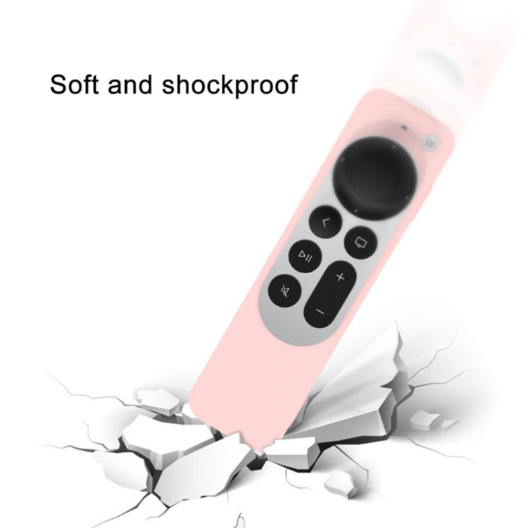 Coque de protection en silicone avec corde pour télécommande Siri Apple TV 4K 4e génération
