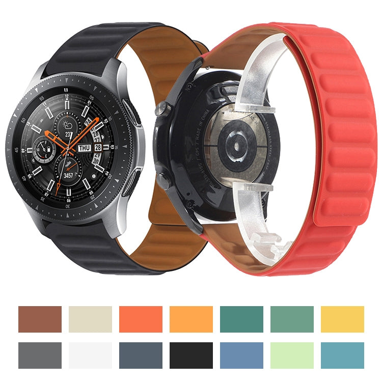 Bracelet de rechange magnétique en silicone, pour Samsung Galaxy Watch 3 41 mm, pour Samsung Galaxy Watch 3 45 mm, pour Huawei Watch 3 / 3 Pro