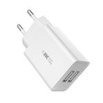 WK WP-U56 Adaptateur secteur de voyage à double port USB 2A, charge rapide, prise européenne