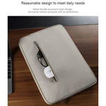 Sac de protection en tissu jacquard ND11 pour ordinateur portable, 13,3 pouces, 14,1-15,4 pouces