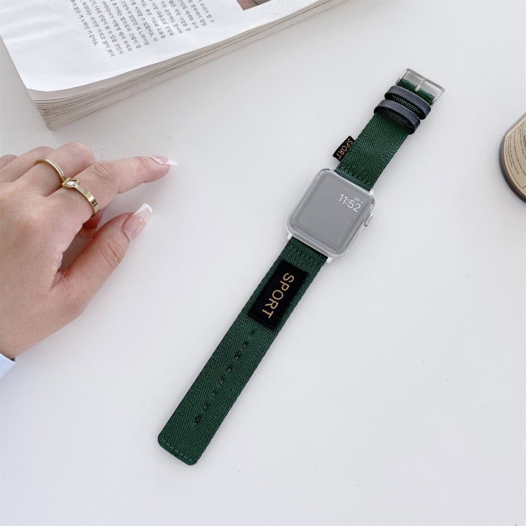 Bracelet de montre de remplacement en nylon, pour Apple Watch Series 7 41mm / & 6 & SE & 5 & 4 40mm, pour Apple Watch Series 7 45mm / & 6 & SE & 5 & 4 44mm